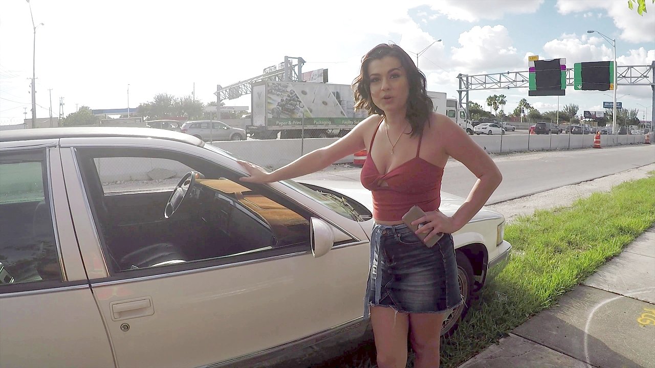 Samantha Gets Her Car Repaired In Exchange For A Mechanic Suck And Fuck