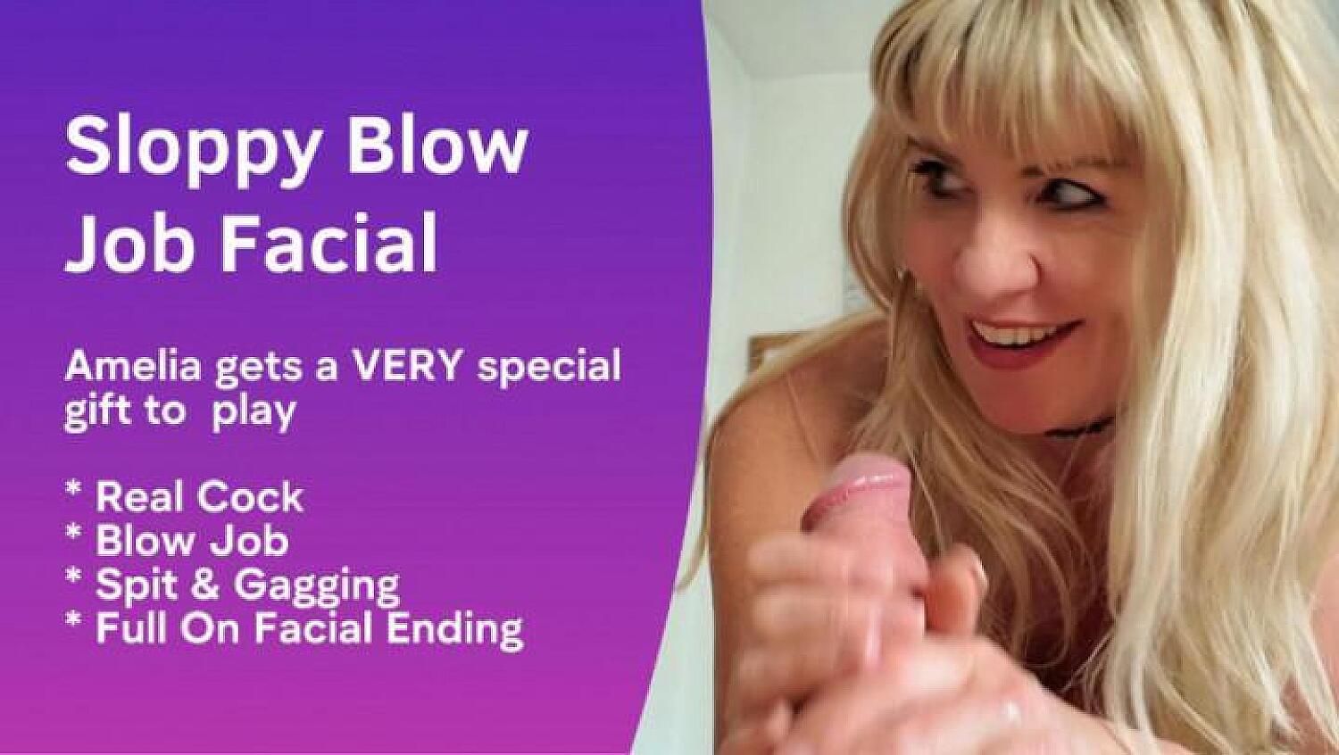 Sloppy Blow Job & Facial With A Stranger