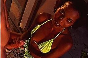 Chocolate Babe in Handjob Movie