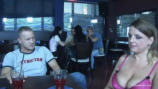 Hungarian MILF Eszter Public Sex In Restaurant