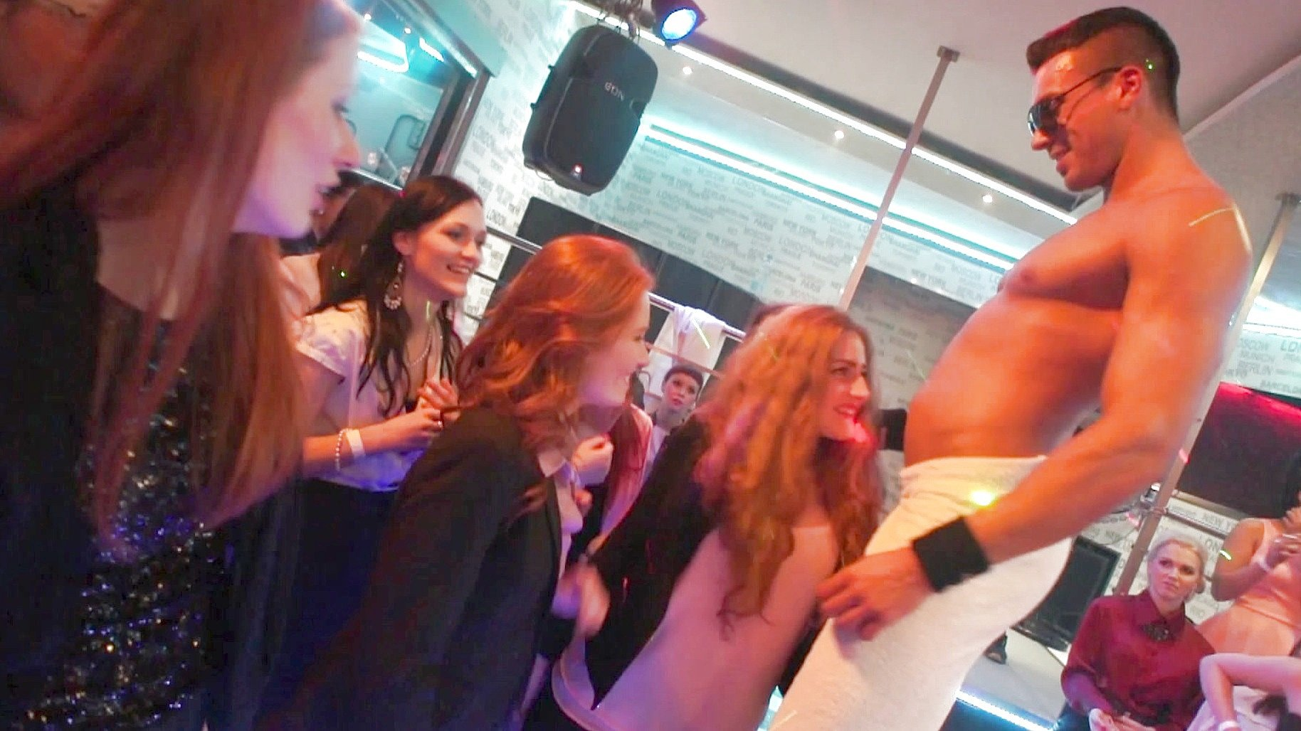 Party Girls Go Gonzo on All the Fresh Meat at the Sex Club