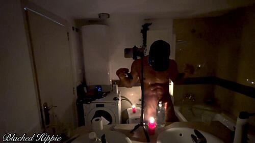 Candelight Masturbation Teasing... Wanna See My BBC