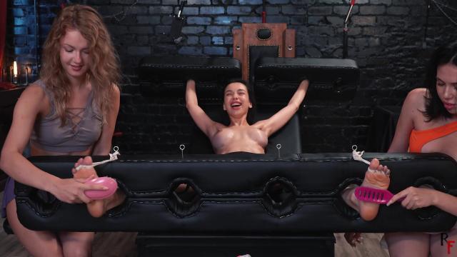 Triple Tickling With Ashly Saisha And Anna Luna