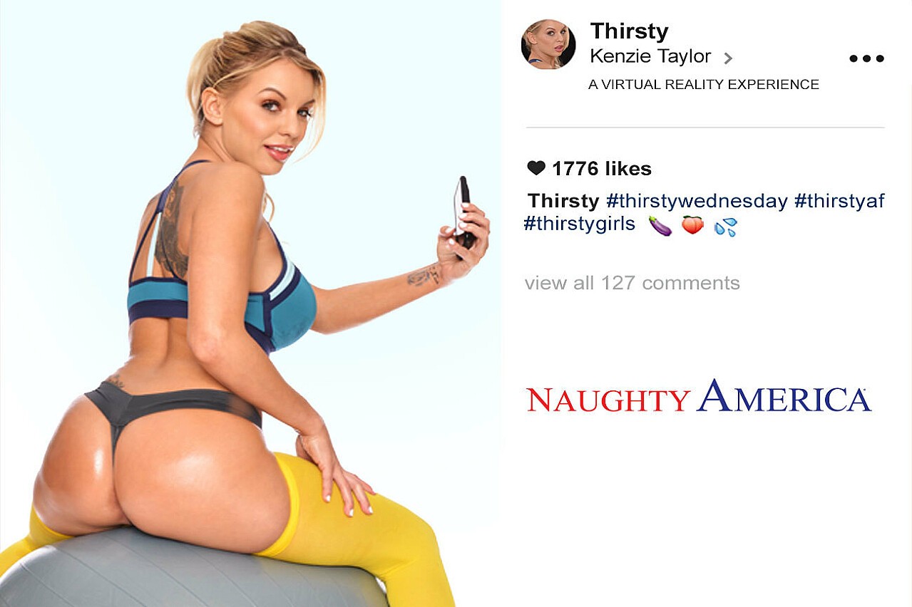 Kenzie Taylor Fucking in the Gym with Her Blue Eyes Vr Porn
