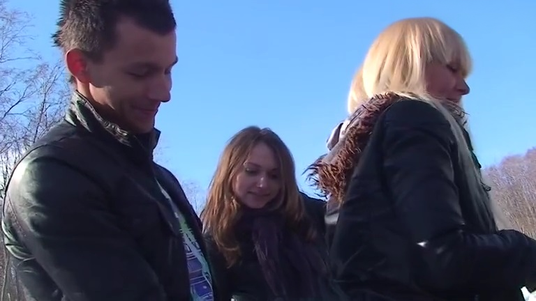 Hot College Sex Party in Winter