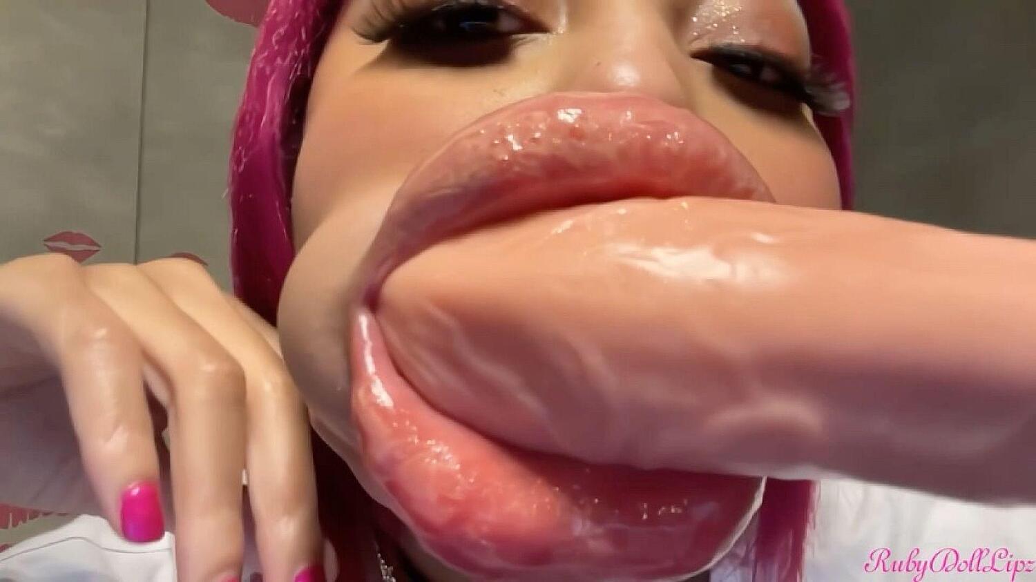 Lip Stretching Domination #4