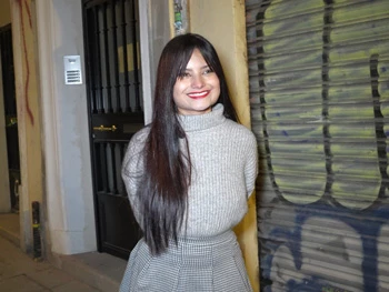 We're Going on a Route Through Madrid with the Hottest Colombian! Sofia Mayer Is Without a Boyfriend and She Wants Us to Know It!