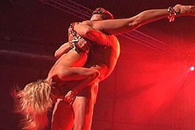 Blonde Sucks Woody Live