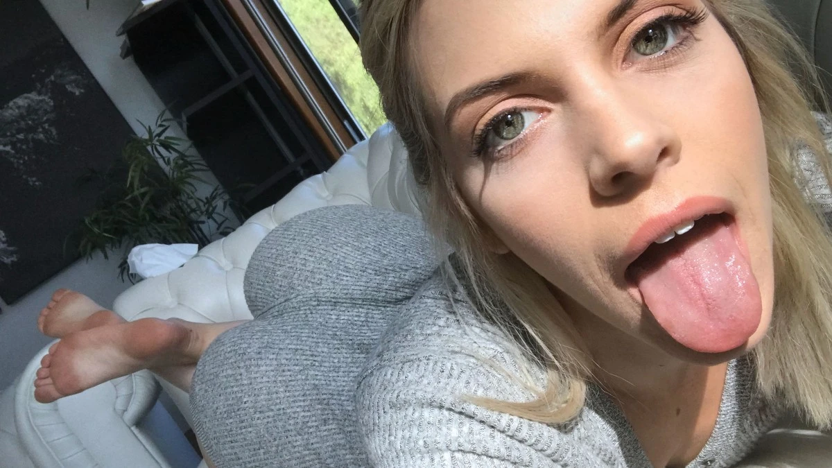 Blonde Fucks on Couch