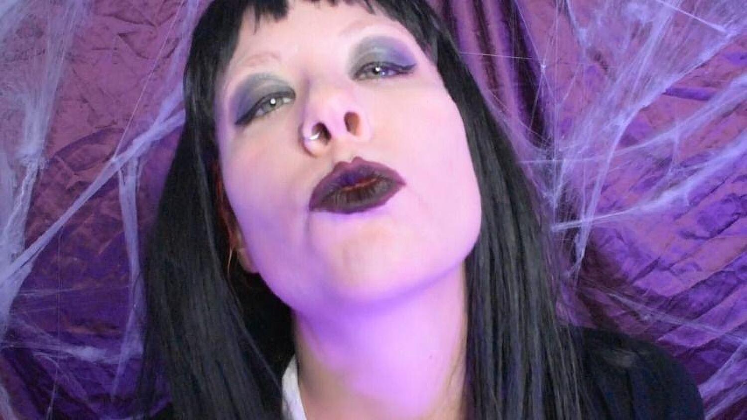 Kissing Wednesday Addams POV Lipstick