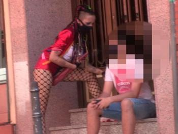"I'm Harley Quinn, Will You Get Your Bat Inside of Me???" Baby Rasta Gets the Madrid 'Hoods Hot