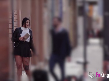 Rebeka Goes on a Dick Hunt Around Barcelona. the Teen Wants to Prove Us She Has No Shame