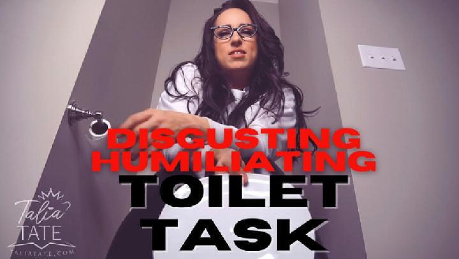 Disgusting Humiliating Toilet Task