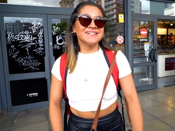 First Day for Beth Choy! a "Crazy" Teen Who Wants to Be an Actress. Walk and Terraceo with This Naughty Latina ;)