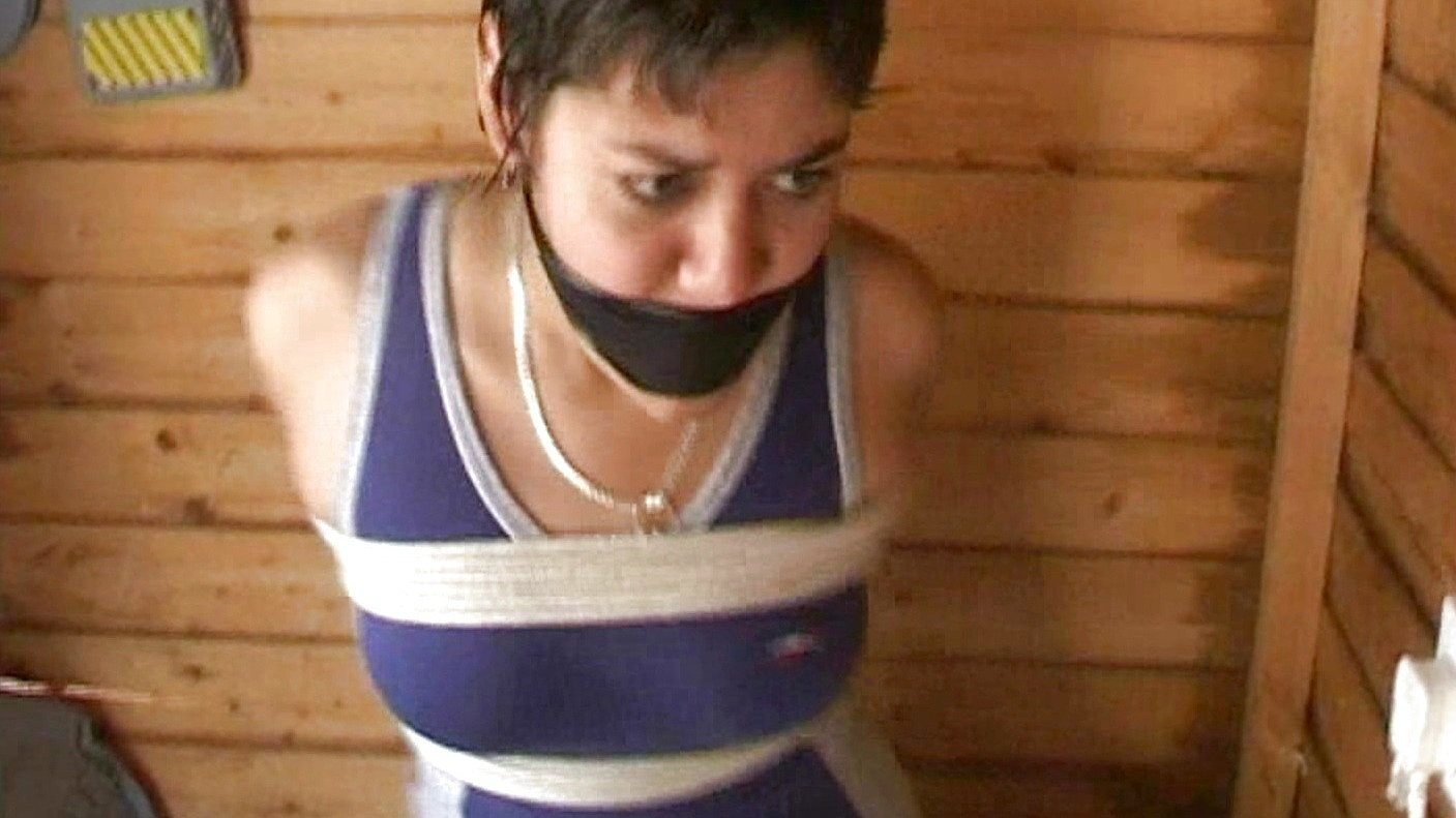 Bondage in Garage Rashir on Top of Freezer