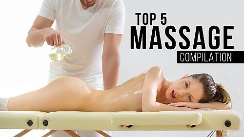 Letsdoeit - Top 5 Massage Compilation With Cumshots
