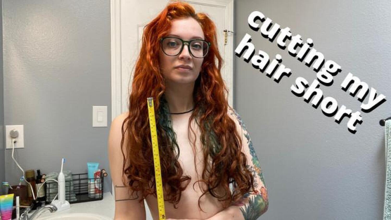 Cutting My Waist-Length Red Hair To Short Chin-Length Bob