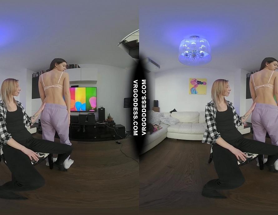 Rebeka Ruby Stripping for Bleika Then Licking Her Pussy Until She Cums BTS