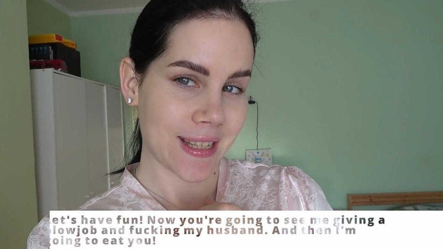 Giantess Anna Fucks In Front Of Tiny Cuckold And Humiliates