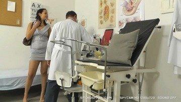 Fatty Female Speculum Vaginal Exam Voyeur Video