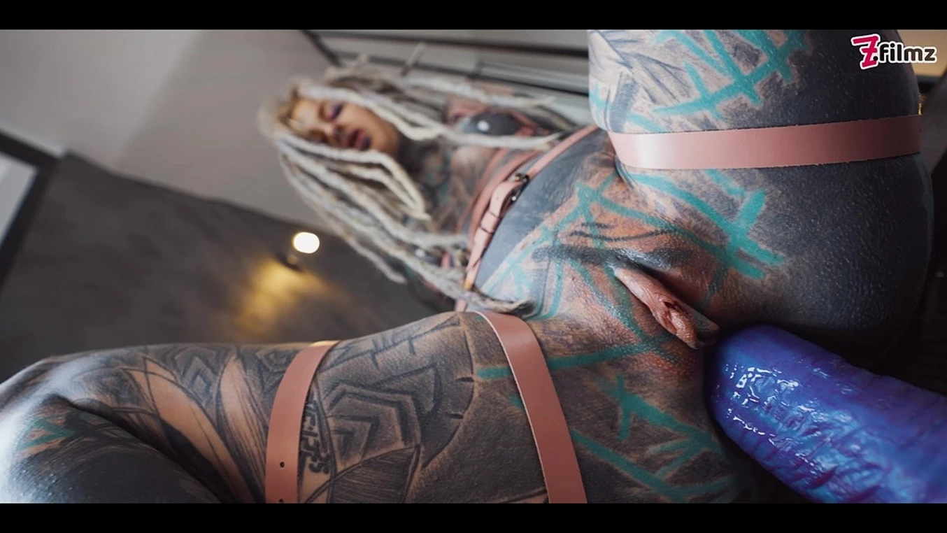 Big Squirt From Tattoo Girl in High Heels - Hard Anal Strech - Atm, Big Dildos, Gape, Prolapse Play (Goth, Punk, Alt Porn) Zf 021