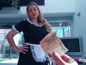 I Hire a Cleaning Lady That Accepts Fucking for a Handful of Bucks More