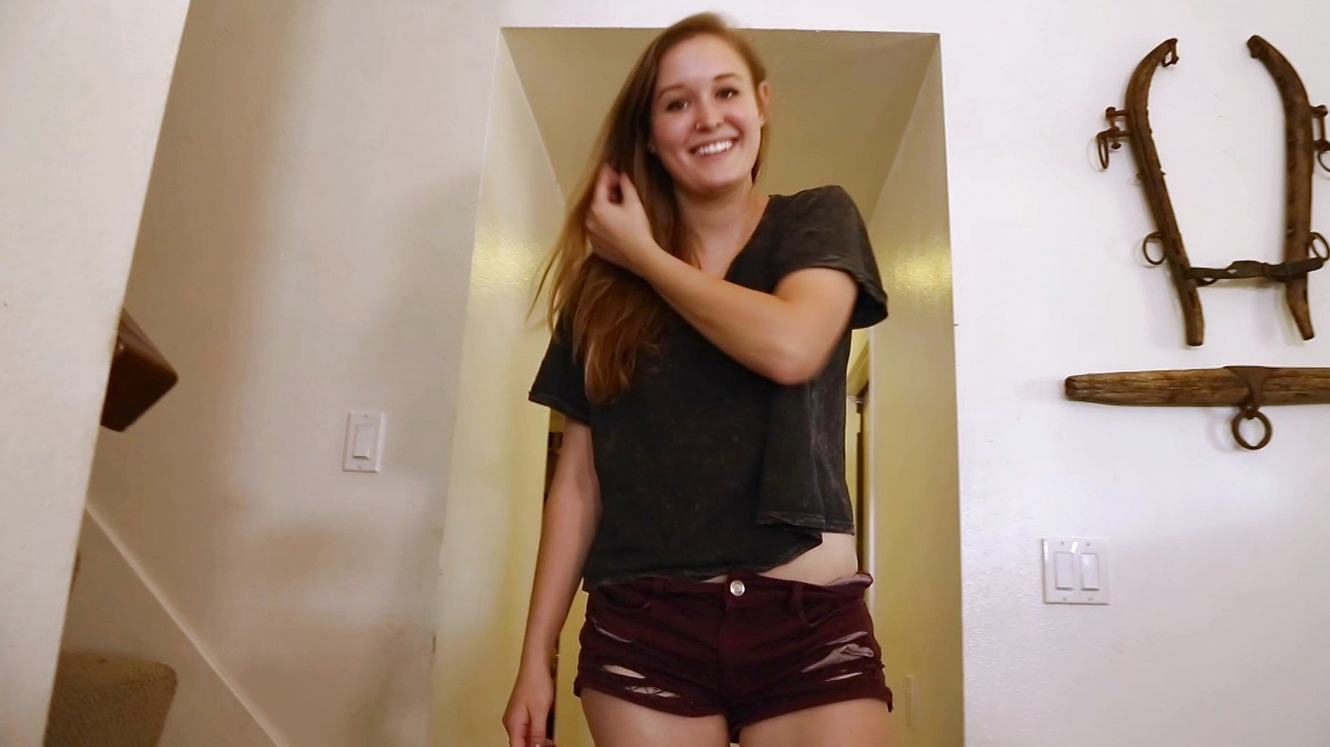 Kristen Kay Jerks You Off After Sucking Your Cock and Balls