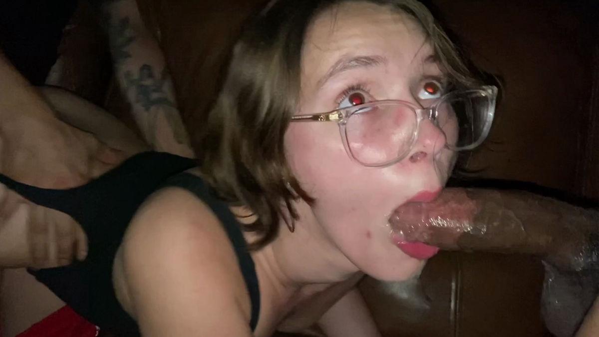 Natalie Gets Spit Roasted