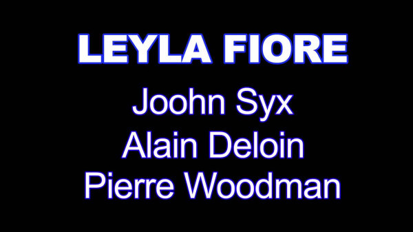 Leyla Fiore - XXXX - My First DP With 3 Men