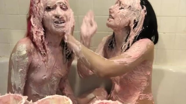 Daphne Dare and Alaska Zade Play with Frosting