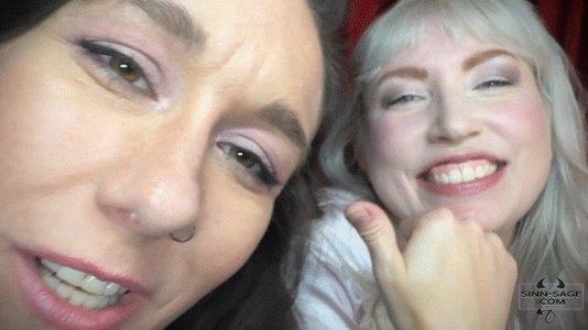 Squish The Little Bug - Verronica Kerei And Sinn Sage Double Giantess Domination With Ass Crushing, Tit Crushing And Vore Tease Mov