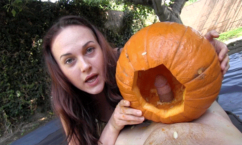 Pumpkin Guts for Penis Lube.