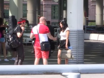 We Bust Lidia Maria at the Train Station, a Latina Tourist in Trouble