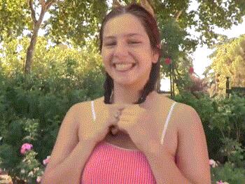 Excuse Me, Horny Teenager with Girlfriend, Would You Fuck Me and Cheat Your Girlfriend in Front of All the Internet? Wild Heat at the Park.