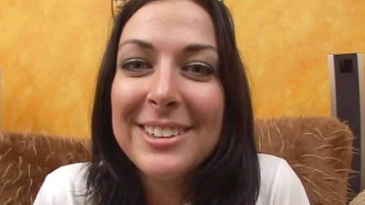 Slutty Brunette Sucks a Big Dick and Titty Fucks It for a Load in Her Mouth