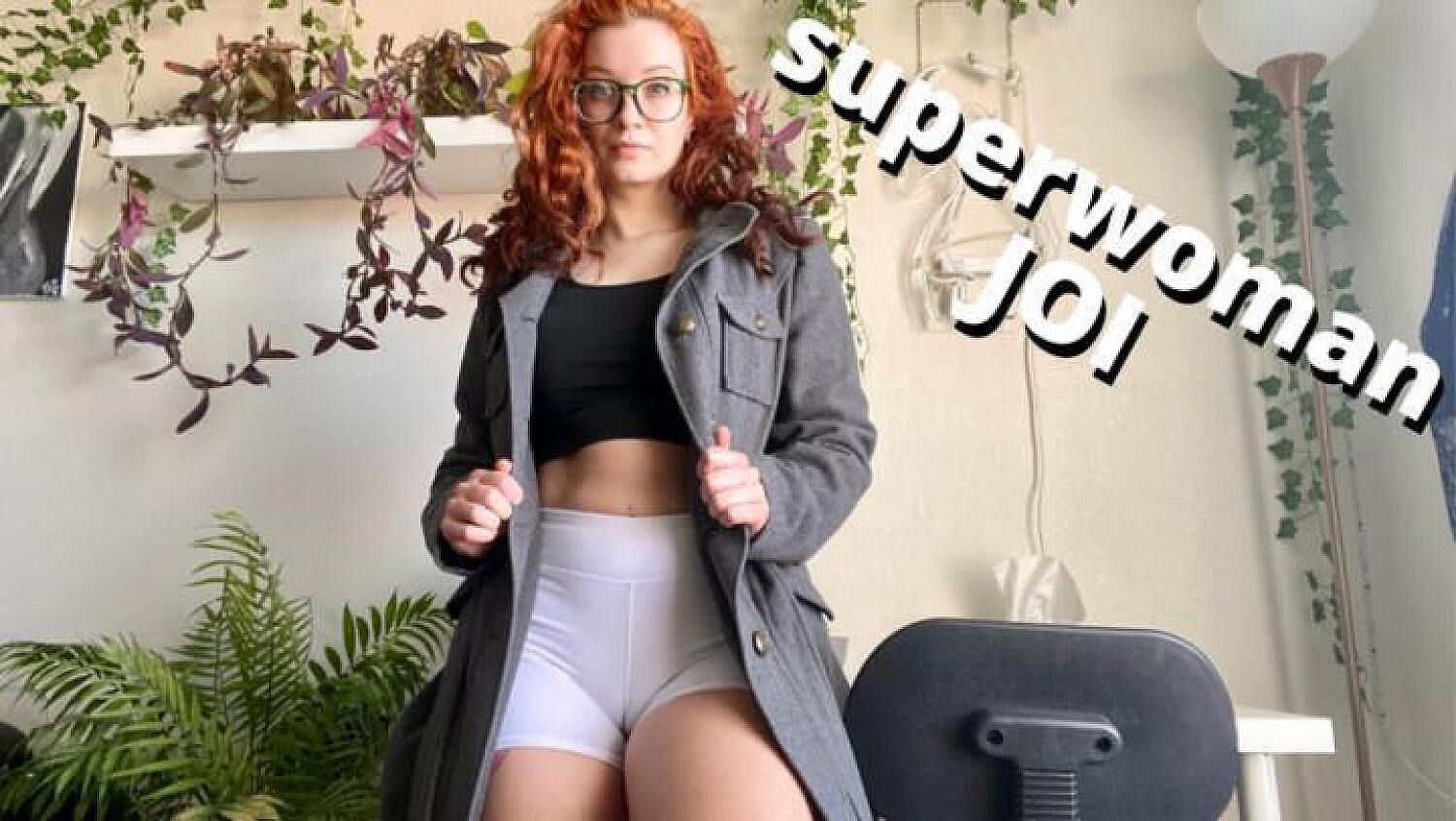 Superwoman Surprises U W/ Tease And JOI