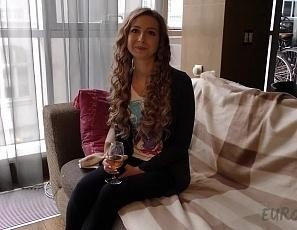 First Time Casting with Nervous 18 Yo Highschool Girl Areana Fox Finger Masturbating