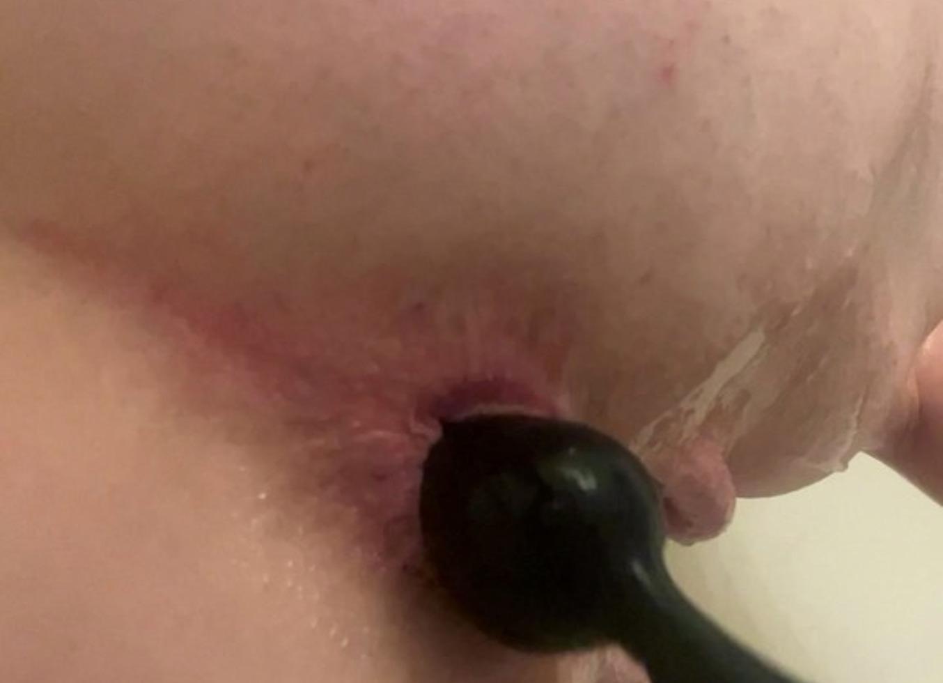 Watch Me Shit Out These Anal Beads Getting My Ass Ready For Destruction