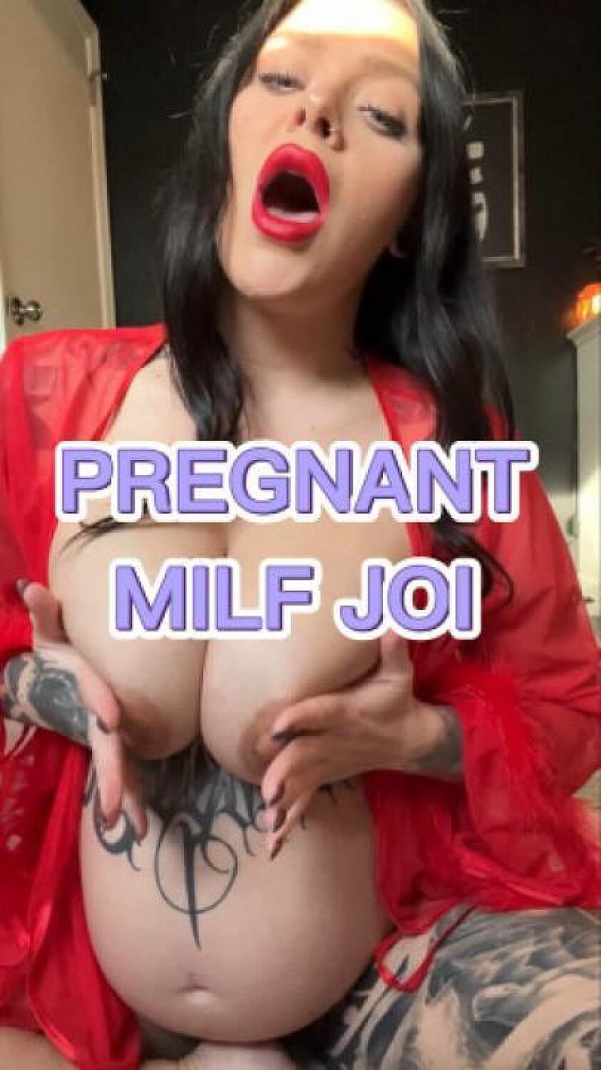 Pregnant MILF JOI