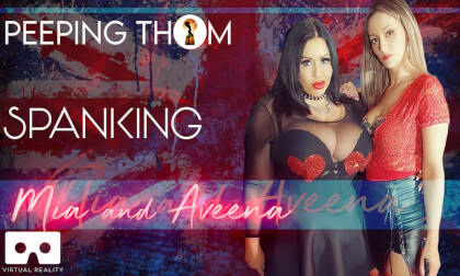 Mia and Aveena - Double Spanking