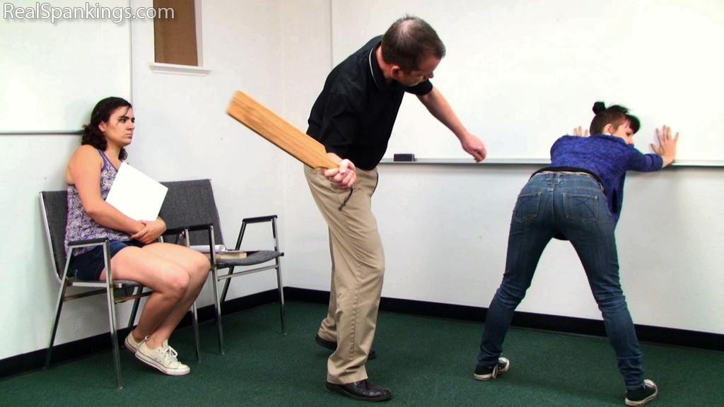 Two Girl School Paddling (Part 1)