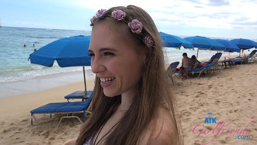 Sky Get's Into the Whole Hawaii Thing