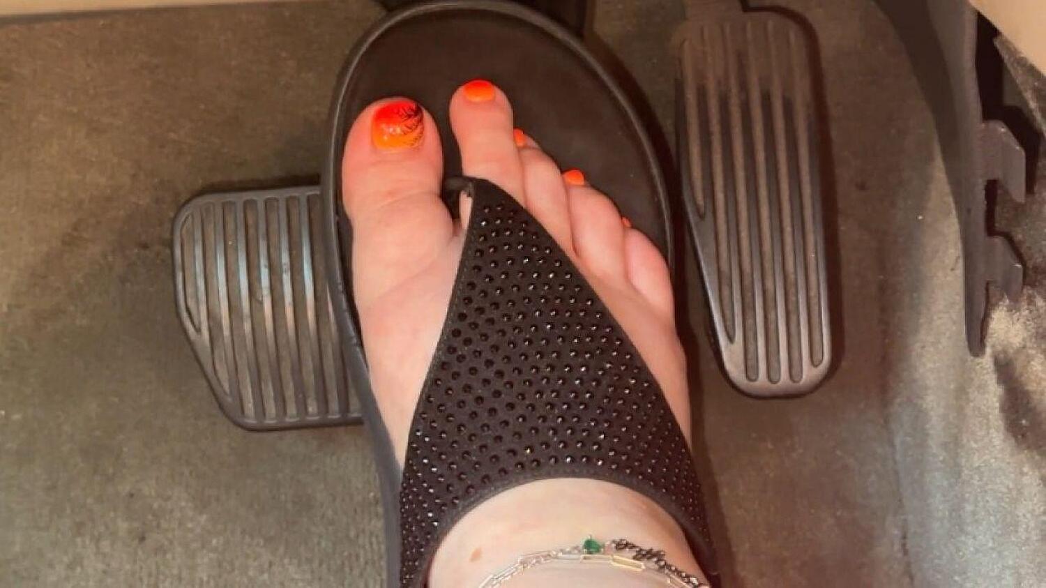 Pedal Pumping In Flip Flops
