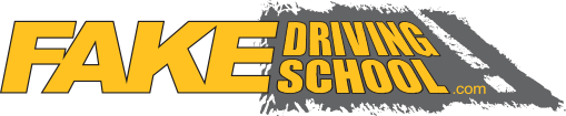 Fake Driving School logo